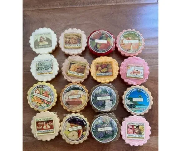 Yankee Candle Wax Melts Tarts Discontinued Retired HTF Assorted Scents Lot of 16