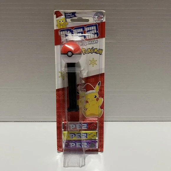 Pez Dispenser Pokemon Pikachu Pokeball 2023 ~NEW
