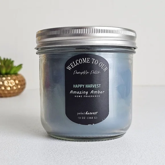 Amazing Amber Candle | Perfect Harvest Candle 13 oz Pumpkin Patch Collection