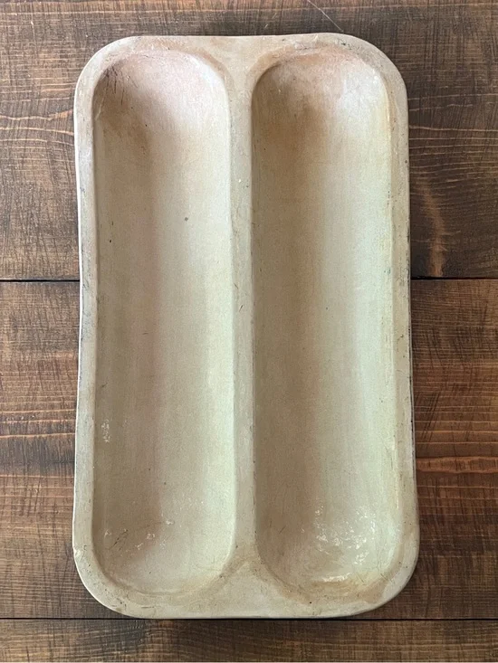 Vintage Sassafras Superstone French Bread Double Loaf Baker