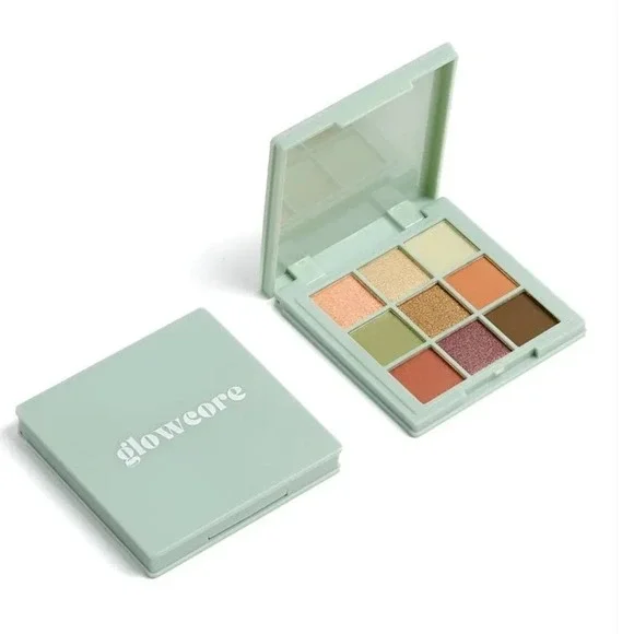Glowcore Mystic Earth Eyeshadow Palette 9 Shade Velvet Matte Shimmer
