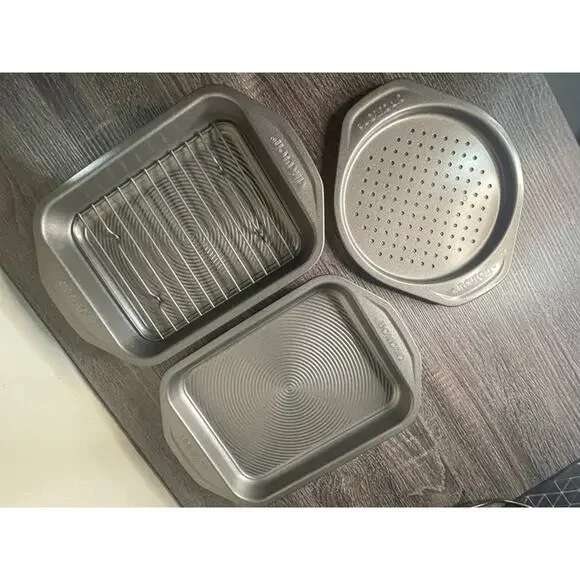 Circulon Bakeware Nonstick Toaster Oven Bakeware Pan Tray Set UNUSED
