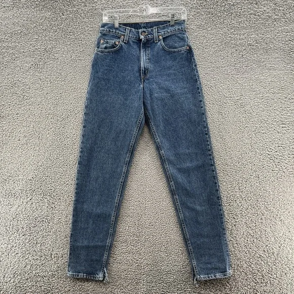 VTG 90s Levis 550 Jeans Mens Measures 28X33 Blue Relaxed Taper‎ USA Denim