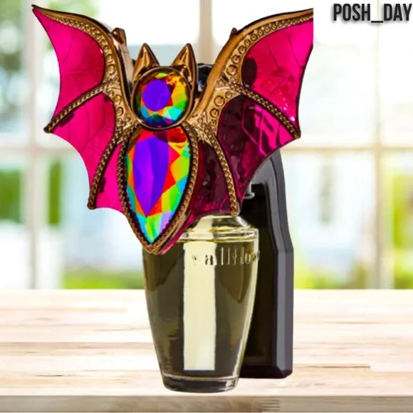 Bejeweled Bat Nightlight Wallflowers Fragrance Plug