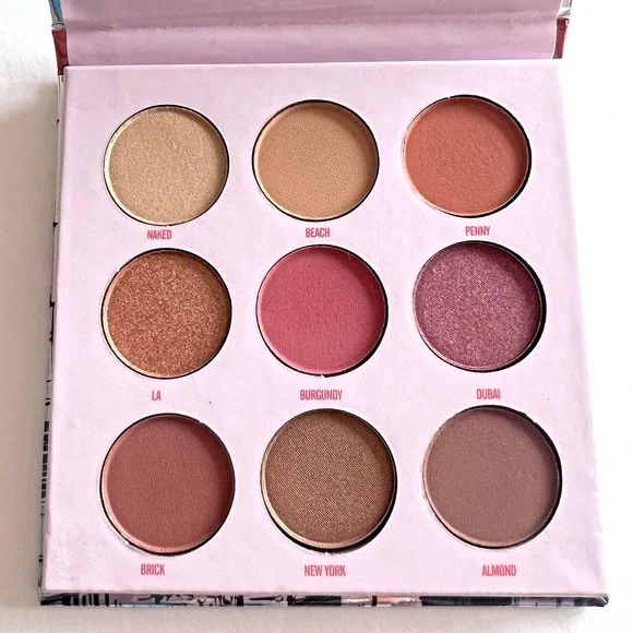 OKALAN FANCY‎ EYESHADOW PRESSED POWDER THE BURGUNDY PALETTE BRAND NEW
