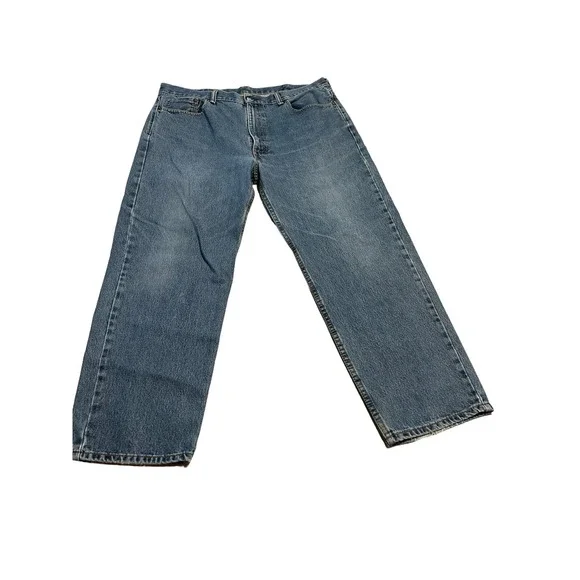 Levis Jeans Mens Size 40x30 Blue Denim Medium Wash 550 Relaxed Fit 100% Cotton‎