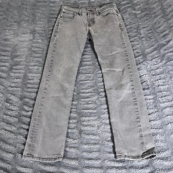 Levis 511 Slim Fit Gray Faded Denim Jeans Mens 29x28 S40178 AD