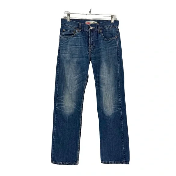 Levi's Blue 514 Straight Jeans Classic Style
