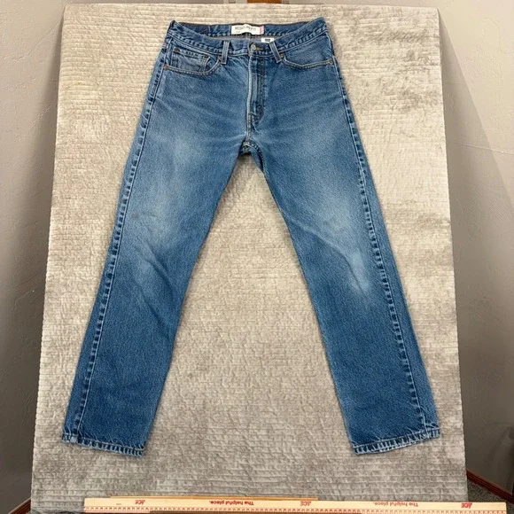 Vintage Levi's 505 Regular‎ Fit Jeans Men's Blue Denim W33 L32