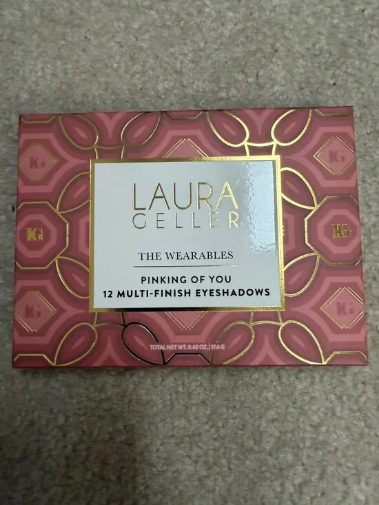 Laura Geller The Wearables Pink of You 12 Multi-Finish Eyeshadows Palette NIB