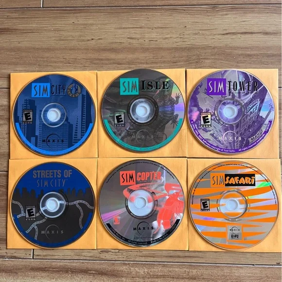 10 Sims Game CD Collection PC