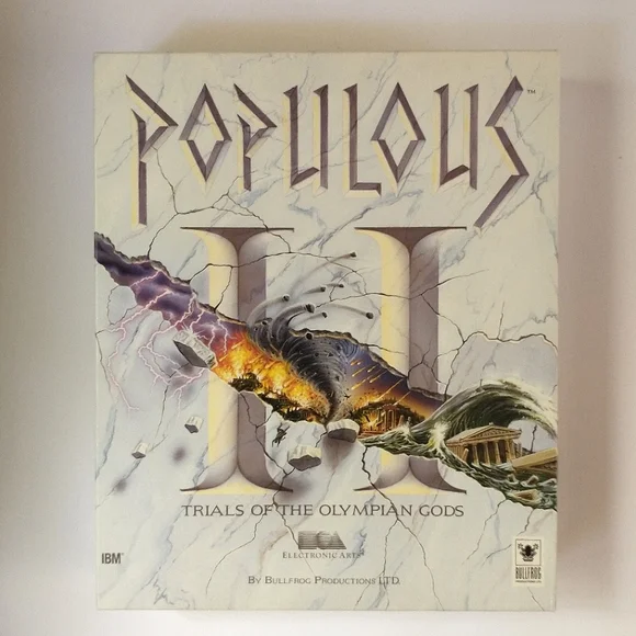 Populous 2: Trials Of The Olympian Gods Big Box PC Game