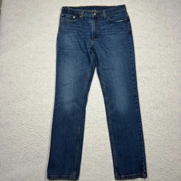 Levi's 511‎ Slim Fit Leg Jeans Blue Denim Pants Men's Size 33x32 (Fit 32x29.5)
