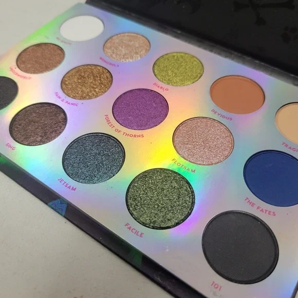 NEW No Box Colourpop x Disney Villains Misunderstood‎ Pressed Powder Eye Palette