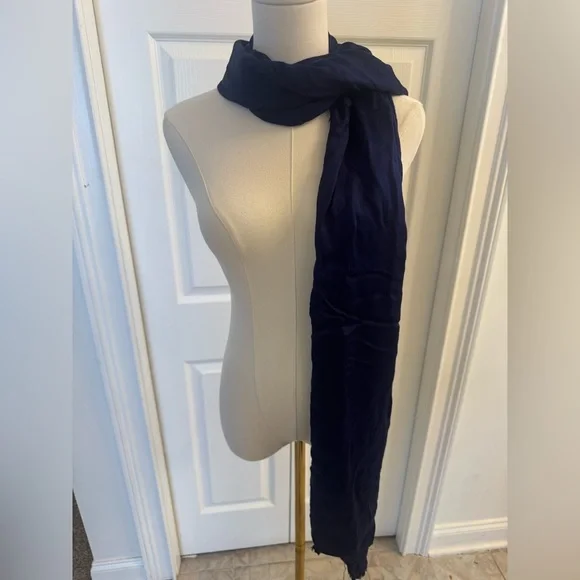 INC Blue Scarf Pashmina NWT | 20x80 Luxe Soft Layer Versatile Wrap Shawl
