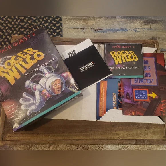Vintage PC Roger Wilco Space Quest 6 Game