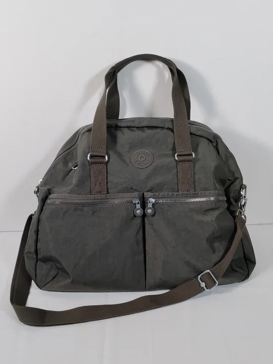 G400 Kipling green Eugina XL Weekender Duffle Bag