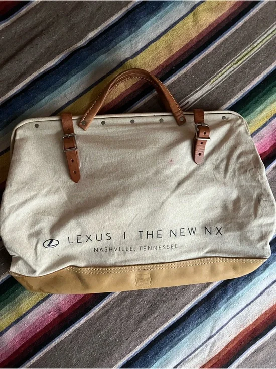 This large travel bag is a limited edition Lexus I The New NX a 