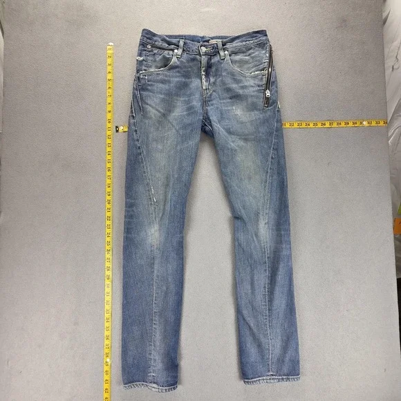 Vintage Levis Engineered Jeans Mens Blue Twisted Zip Pocket Fits 31x33