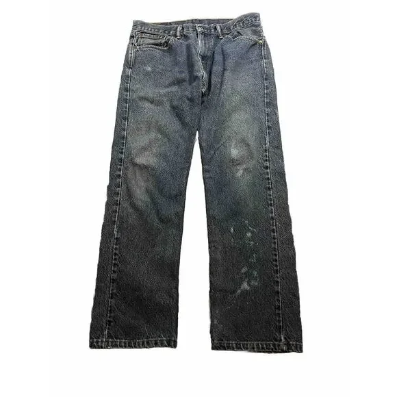 Levi's 505‎ Jeans Mens 33x32 Blue Straight Leg Regular Fit Med Wash Denim Pants