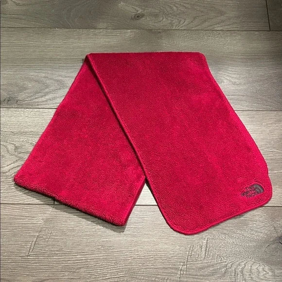 The North Face Vibrant Red Fleece Scarf
