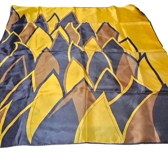 Vintage Abstract Square Fashion Scarf