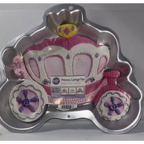 Wilton Princess Carriage Cake Pan 2105-1027 Retired Aluminum New