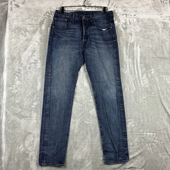 Levi's 511 Jeans Men's 32 x 34 Denim Blue Dark Wash Slim Fit Button Fly