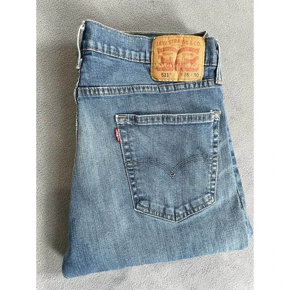Men's Levies 511 Blue Jeans Size 36x30 Levi Strauss & Co.