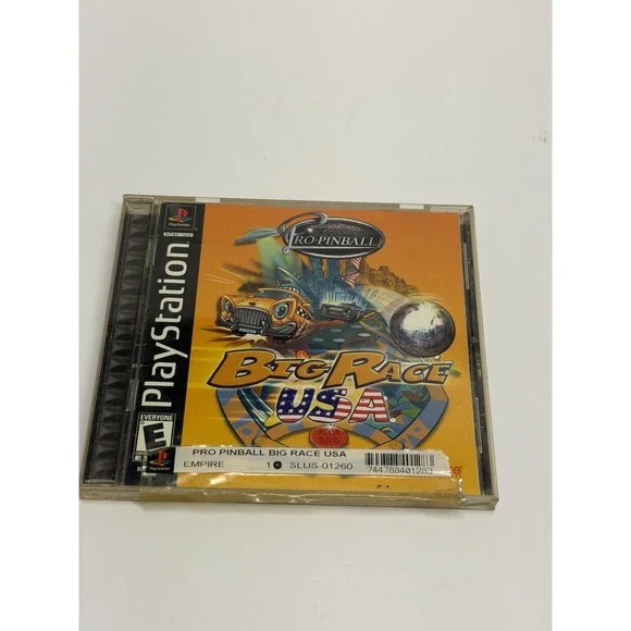 Empire Pro Pinball: Big Race USA PS1 NTSC-U/C E-Everyone Pinball Series