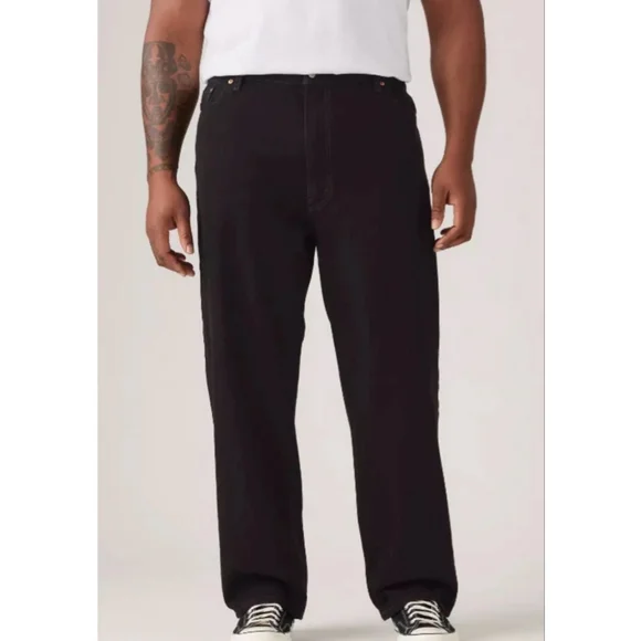 Men's Levi's Relaxed Jeans Waist 40 Black