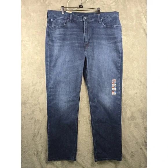 Levi 541 Denim Jeans Men's 40x32 Blue Dark Wash Stretch Athletic Taper NWT