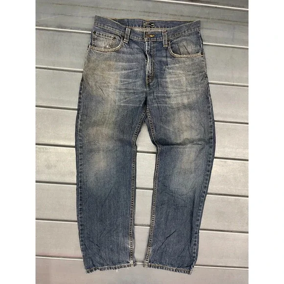 Levis 559 Jeans Mens 32x30 Blue‎ Medium Wash Denim Relaxed Straight 100% Cotton
