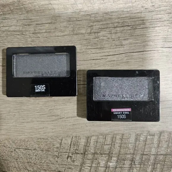 Lot of 2 Maybelline ExpertWear Eye Shadow 150S Smoky Coal - NEW/SEALED