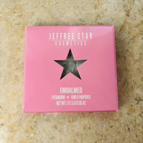 Jeffree Star Cosmetics Eye Shadow Artistry‎ Singles Embalmed 0.05 Oz. NEW