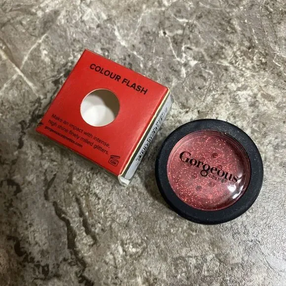 Gorgeous Cosmetics Colour Flash Loose Glitter‎ Eyeshadow Ruby (RED) New