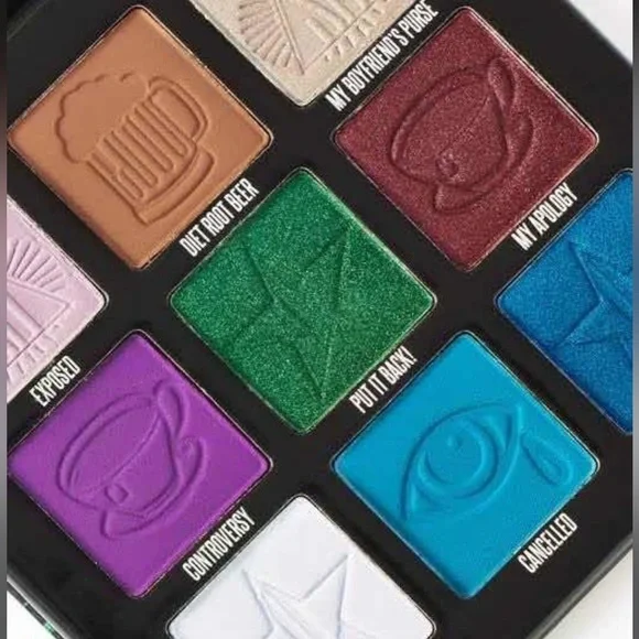 JEFFREE STAR EMERALD MINI CONTROVERSY EYESHADOW PALETTE NIB