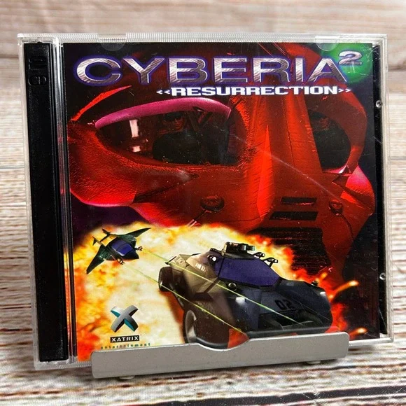 Cyberia 2 Resurrection PC Game 1995 Xatrix Virgin Interactive 2-Disc Set