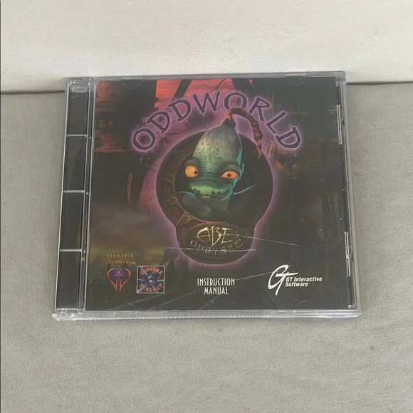 ⭐️ Oddworld Abe's Oddysee GT Interactive Software 1997 Game Digital Dialect Rare