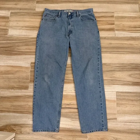 Levis 550 Relaxed Fit Jeans Mens 34x32 Medium Wash Blue Denim Tapered