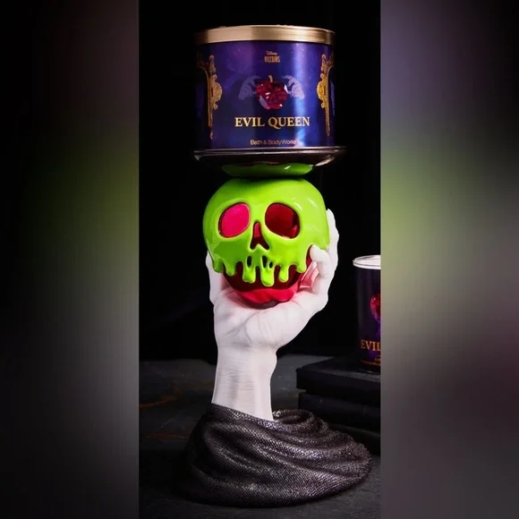 New Bath & Body Works Evil Queen Poison Apple candle holder