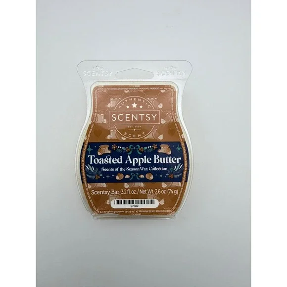 Scentsy Toasted Apple‎ Butter  Fragrance Scented  Bar Wax Melts New