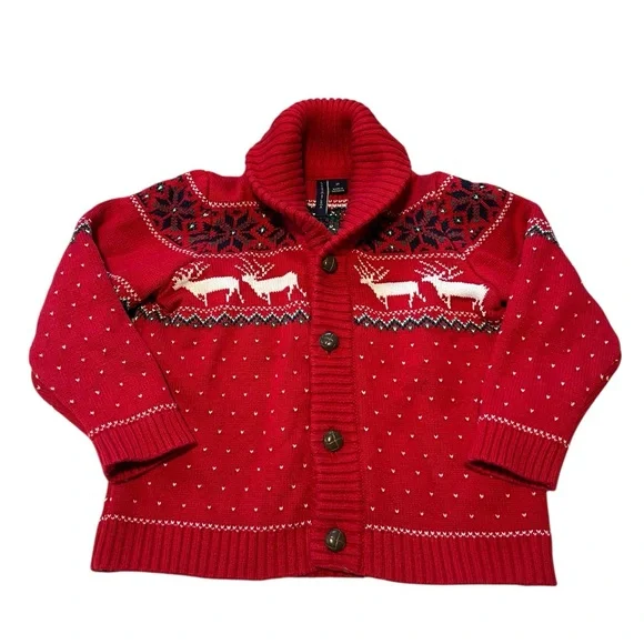 LIKE NEW - Toddler Boys Janie and Jack Knit Cardigan - Size 2T