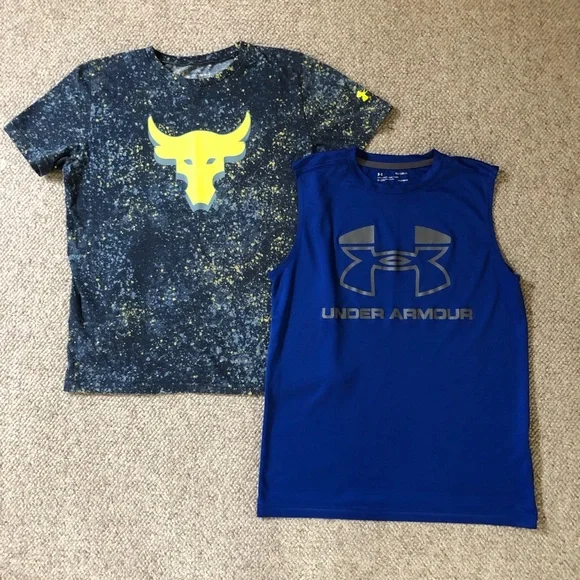 Under Armour & Project Rock Boys’ Shirt Bundle