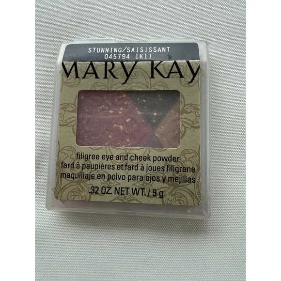Mary Kay Filigree Eye and Cheek Powder Stunning 045794 1K11 Shimmer Palette 9g