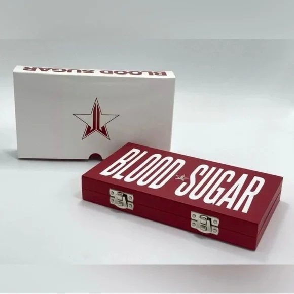 Jeffree Star Blood Sugar Eyeshadow Palette 18 Full Size Eyeshadows NIB