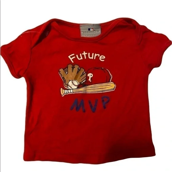 𝅺phillies Tee 3-6 months