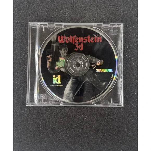 Wolfenstein 3D‎ 1995 PC CD-ROM Software Video Game CD ONLY