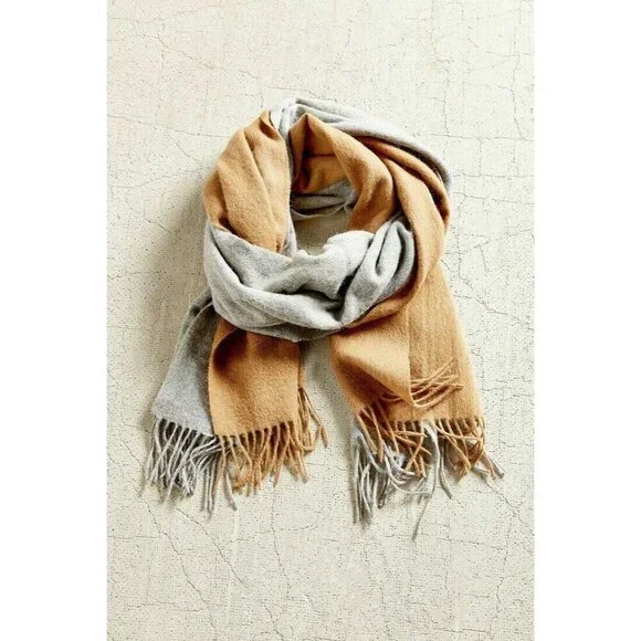 Donni Charm Women's Color Block Scarf One Size Natural Donni Mix Stylish Winter