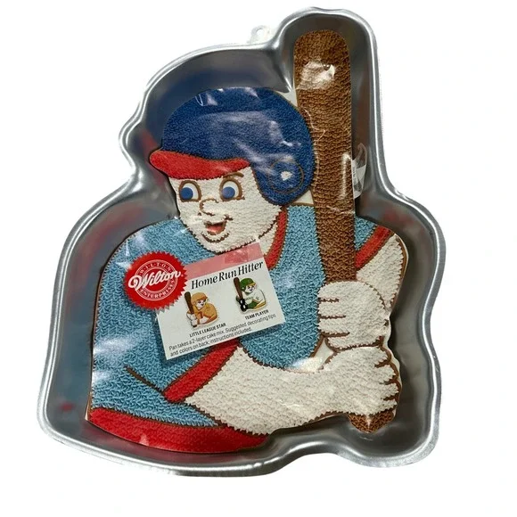 Vintage Wilton Home Run Hitter Baseball Player Cake Pan 1992 2105-2020